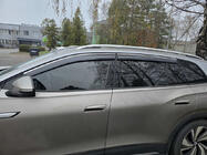 Volkswagen ID.6 2021- рр. Вітровики з хромованим молдингом Niken Luxury (4 шт) фото 1