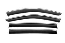 Volkswagen ID.6 2021- рр. Вітровики з хромованим молдингом Niken Luxury (4 шт) фото 2