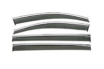 Вітровики з хромованим молдингом Niken Luxury (4 шт) фото 1