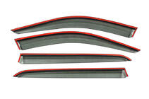 Volvo XC40 2018- рр. Вітровики з хромованим молдингом Niken Luxury (4 шт) фото 3