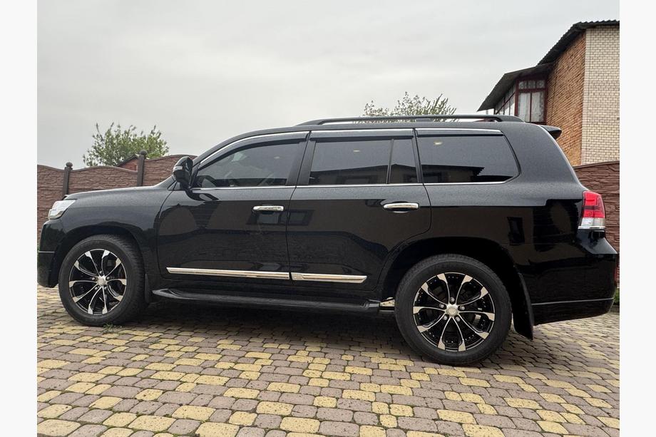 Toyota Land Cruiser 200 2007-2021 рр. Вітровики з хромованим молдингом Niken Luxury (6 шт) Фото 5