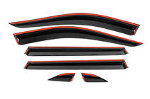 Toyota Rav 4 2019- рр. Вітровики з хромованим молдингом Niken Luxury (6 шт) фото 3