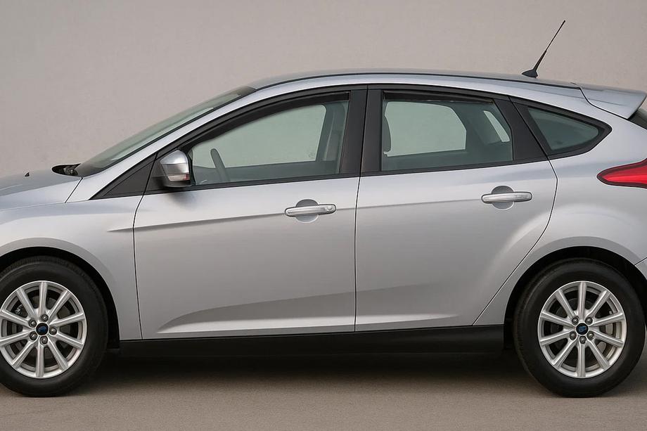 Ford Focus III 2011-2017 рр. Вітровики вставні Niken Luxury (SD/HB, 4 шт) Фото 1