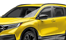 Honda CRV 2017-2022 рр. Вітровики вставні Niken Luxury (4 шт) фото 4