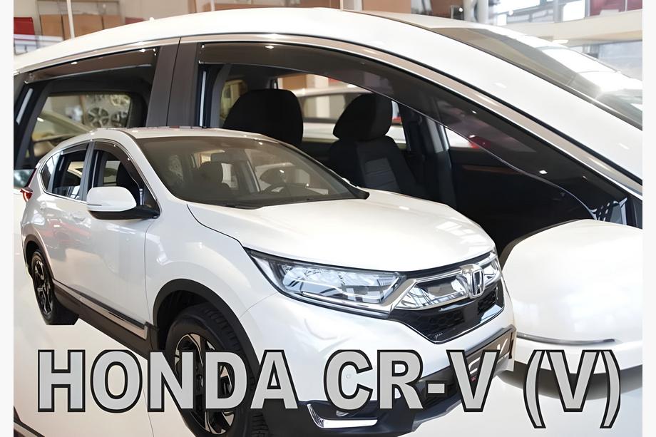 Honda CRV 2017-2022 рр. Вітровики вставні Niken Luxury (4 шт) Image