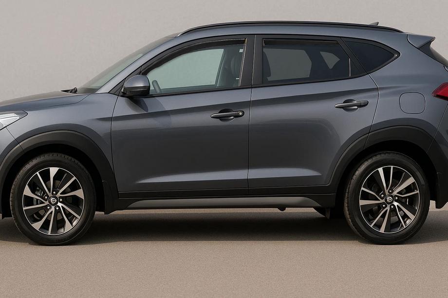 Hyundai Tucson TL 2016-2021 рр. Вітровики вставні Niken Luxury (4 шт) Image