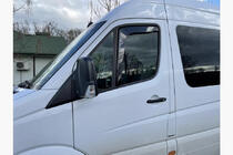 Volkswagen Crafter 2006-2016 рр. Вітровики вставні (2 шт., HEKO) фото 2