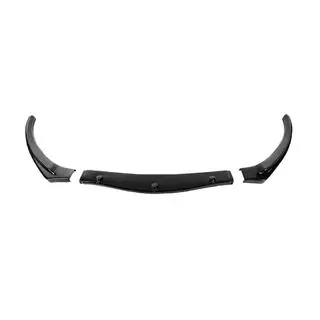 Передня Lip накладка DPT (ABS, чорний глянець, 3шт) Alfa Romeo Giulietta 2010-2020 рр. фото 2