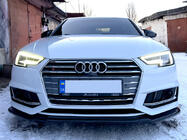 Передня Lip накладка DPT V-1 (для S-Line, 2016-2019, чорний глянець) фото 4