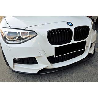 Передня Lip накладка DPT V-3 (Для M Performance Style , чорний глянець) BMW 1 серія F20/F21 2011-2019 рр. фото 1