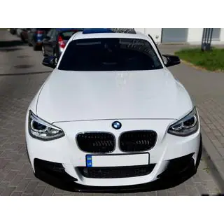 Передня Lip накладка DPT V-1 (Для M Performance, чорний глянець, 2 шт)