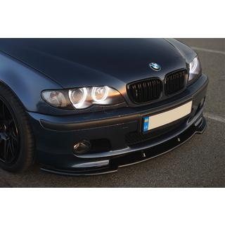 Передня Lip накладка DPT V-1 (Для M Sport, чорний глянець) BMW 3 серія E46 1998-2006 рр. фото 1