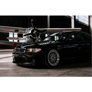 Передня Lip накладка DPT V-2 (Для M Sport, чорний глянець)