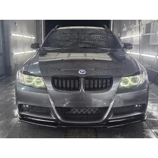 Передня Lip накладка DPT (для E90 M-Sport 2005-2008, чорний глянець) фото 1