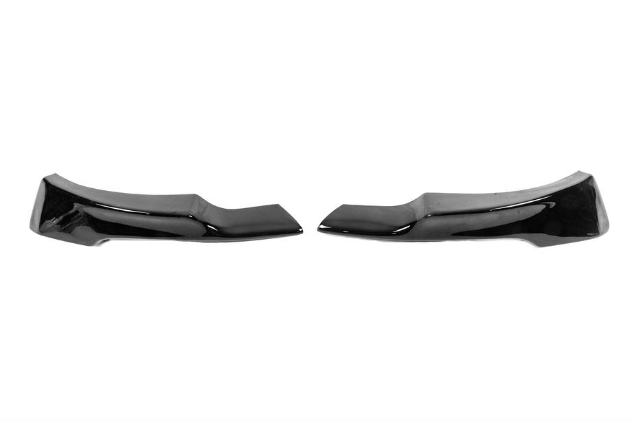 BMW 3 серія E92/E93 2006-2013 рр. Передня Lip накладка DPT (для M-Sport 2006-2010, чорний глянець) Фото 7