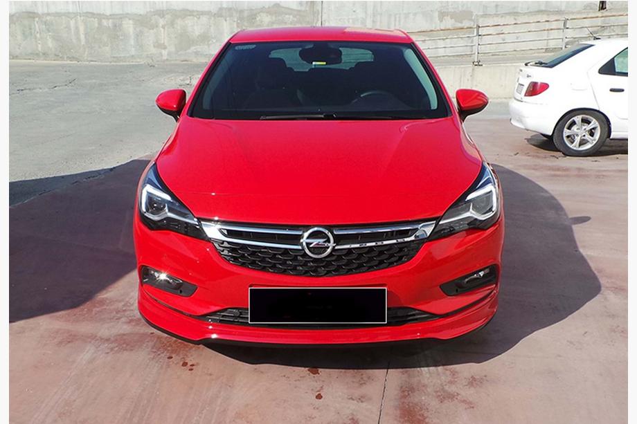 Opel Astra K 2016-2021 рр. Передня Lip накладка DPT (Під фарбування) Фото 2