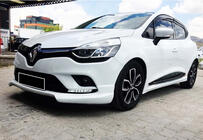 Renault Clio IV 2012-2019 рр. Передня Lip накладка DPT (HB, Під фарбування) фото 1