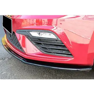 Передня Lip накладка DPT (Cupra, 2017-2020, чорний глянець) Seat Leon 2013-2020 рр. фото 3