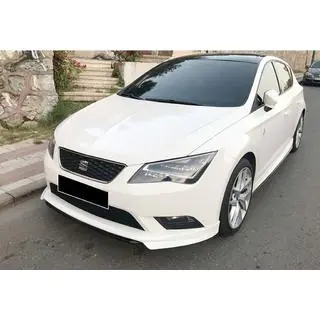 Передня Lip накладка DPT V-1 (2013-2016, під фарбування) Seat Leon 2013-2020 рр. фото 3