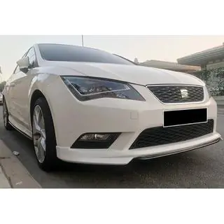 Передня Lip накладка DPT V-1 (2013-2016, під фарбування) Seat Leon 2013-2020 рр. фото 1