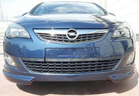 Opel Astra J 2009-2015 рр. Передня Lip накладка DPT V-2 (Під фарбування) фото 2