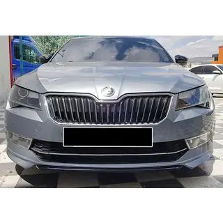 Передня Lip накладка DPT V-1 (2015-2020, чорний глянець) фото 3
