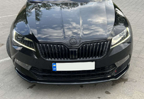 Передня Lip накладка DPT V-2 (2015-2020, чорний глянець) фото 16