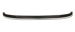 Універсальна передня Lip накладка DPT White (ABS, чорний глянець) фото 1