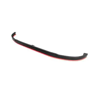 Універсальна передня Lip накладка DPT Red (ABS, чорний глянець) фото 1