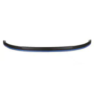 Універсальна передня Lip накладка DPT Blue (ABS, чорний глянець)