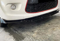 Універсальна передня Lip накладка DPT V-5 (ABS, чорний глянець) фото 10