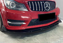 Універсальна передня Lip накладка DPT V-5 (ABS, чорний глянець) фото 8