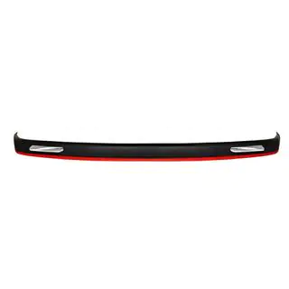 Універсальна передня Lip накладка DPT Red V-1 (ABS, чорний глянець)