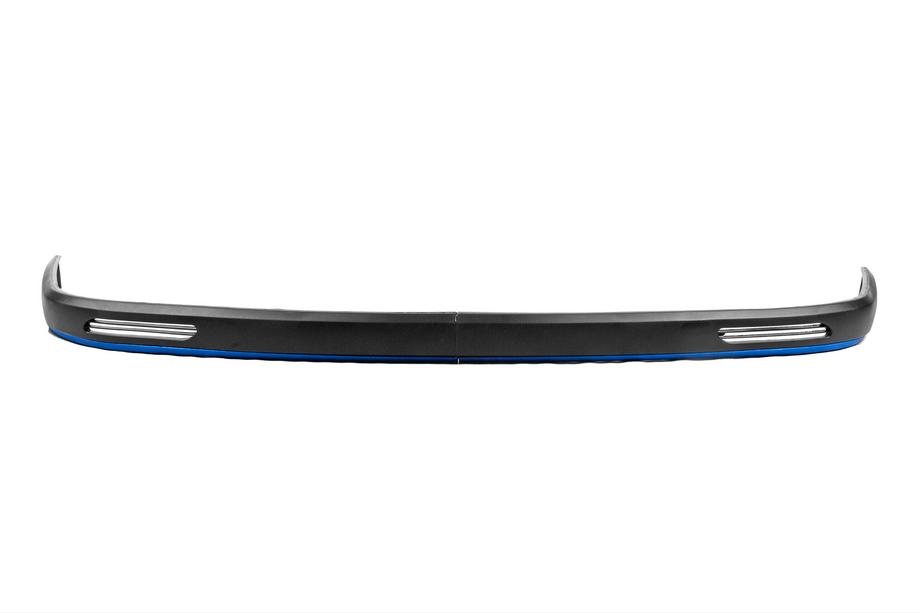 Універсальна передня Lip накладка DPT Blue V-1 (ABS, чорний глянець) Фото 4