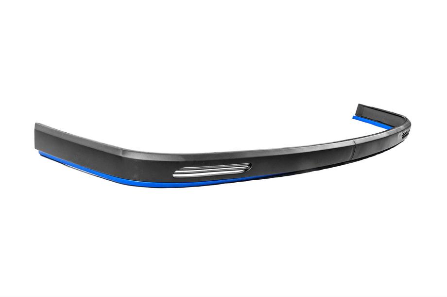 Універсальна передня Lip накладка DPT Blue V-1 (ABS, чорний глянець) Фото 3