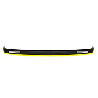 Універсальна передня Lip накладка DPT Yellow V-1 (ABS, чорний глянець)