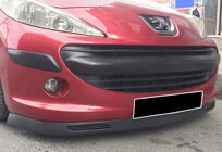 Універсальна передня Lip накладка DPT V-8 (ABS, чорний глянець) фото 3