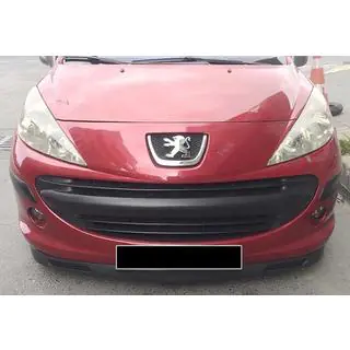 Універсальна передня Lip накладка DPT V-8 (ABS, чорний глянець) фото 2