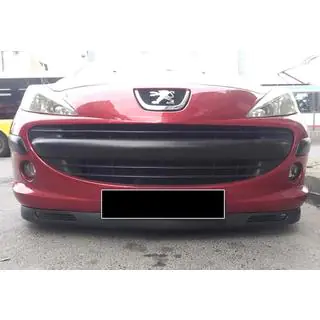 Універсальна передня Lip накладка DPT V-8 (ABS, чорний глянець) фото 4