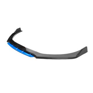 Універсальна передня Lip накладка DPT Blue V-2 (ABS, чорний глянець) фото 3