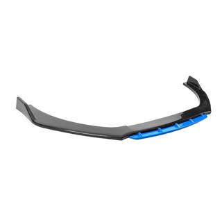 Універсальна передня Lip накладка DPT Blue V-2 (ABS, чорний глянець) фото 4