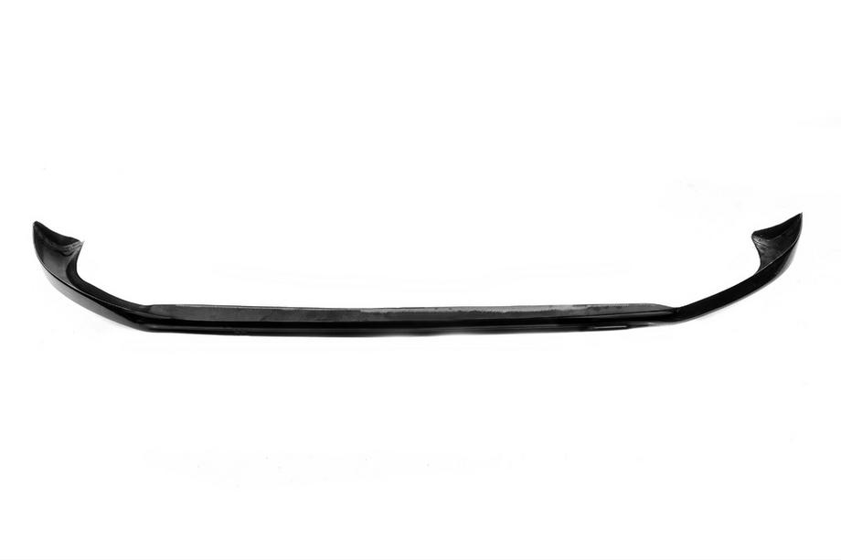Volkswagen Golf 7/E-Golf 2012-2020 рр. Передня Lip накладка DPT V-2 (під заводський бампер, 2012-2017, чорний глянець) Фото 3