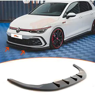 Передня Lip накладка DPT (для GTI, чорний глянець) фото 1