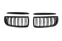 BMW 3 серія E90/E91 2005-2011 рр. Ніздрі M-Look (для E-90/91, 2005-2008, чорний глянець) фото 3