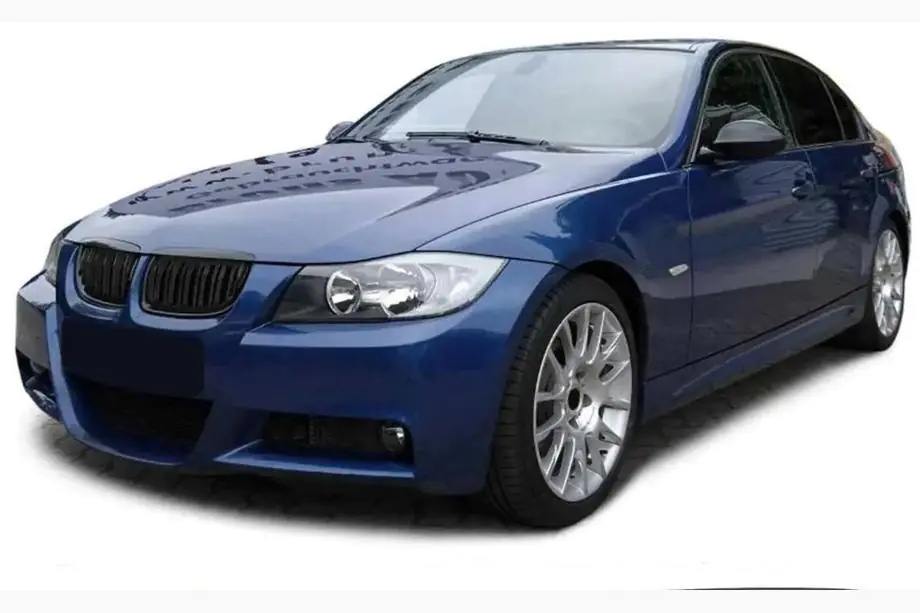 BMW 3 серія E90/E91 2005-2011 рр. Ніздрі M-Look (для E-90/91, 2005-2008, чорний глянець) Фото 4