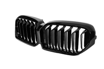 BMW 5 серія G30/G31 2017-2023 рр. Ніздрі M-Look V1 (2021-2023, чорний глянець) фото 4