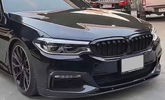 BMW 5 серія G30/G31 2017-2023 рр. Ніздрі M-Look (2017-2020, чорний глянець) фото 3