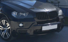 BMW X5 E70 2007-2013 рр. Ніздрі M-Look (чорний глянець) фото 1
