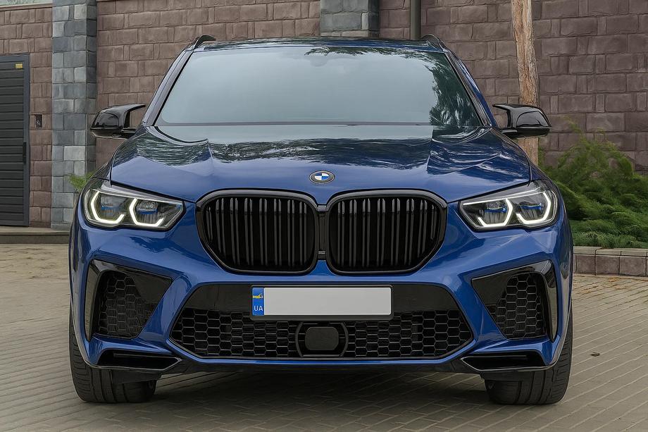 BMW X5 G05 2019-2026 рр. Ніздрі M-Look (2018-2022, чорний глянець) Фото 1