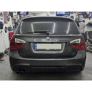 Задній дифузор DPT V-5 (для E90 M-Sport, чорний глянець) фото 3